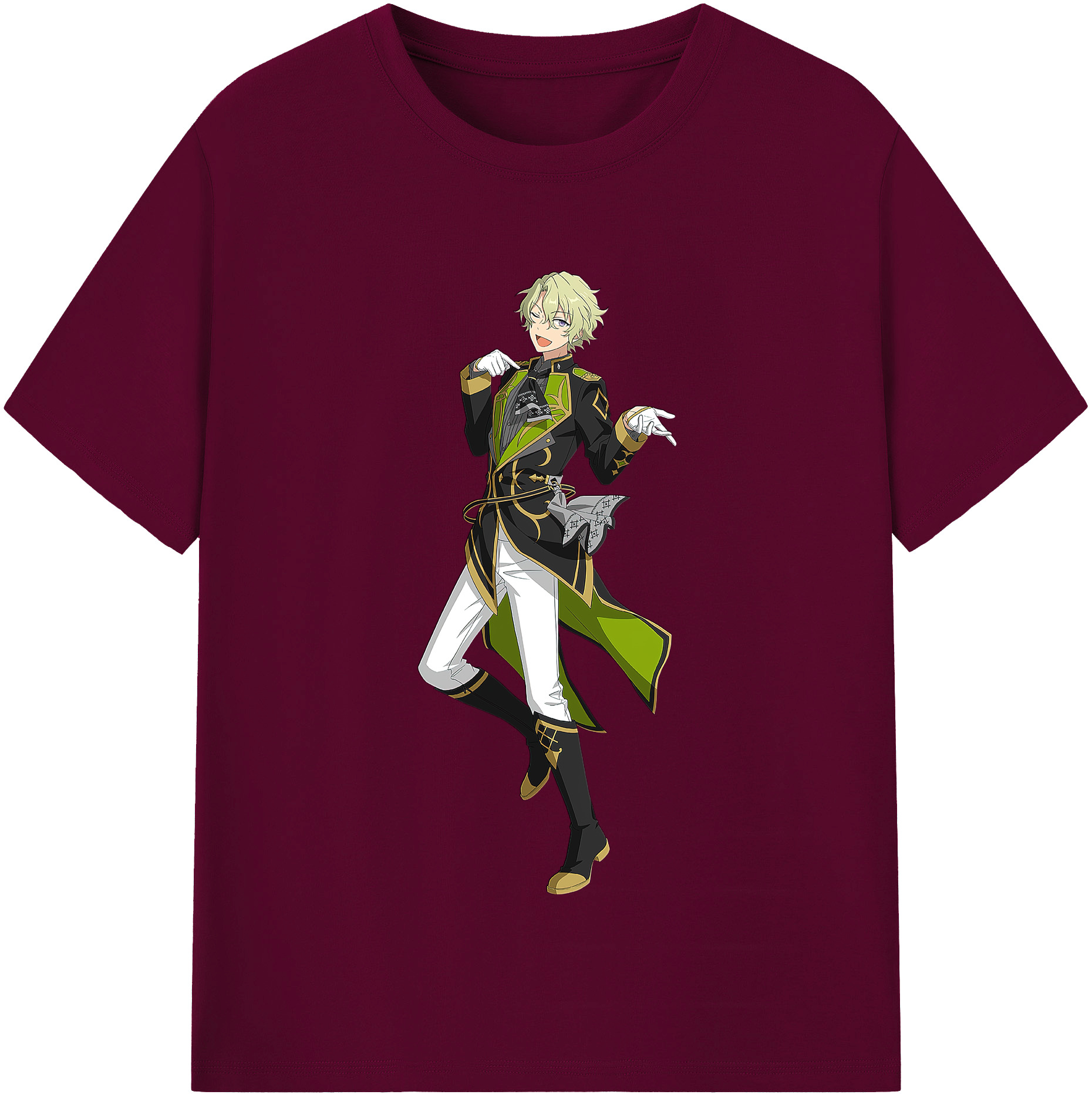 （画像用） あんさんぶるスターズ! Ensemble Stars レディースカジュアルプリントTシャツ（綿100％）